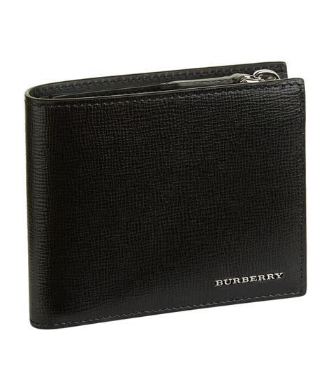 burberry men's wallet black|burberry bifold wallet for men.